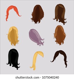 Women hair collection