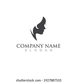 women hair style logo vector