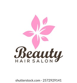 women hair stylist salon logo