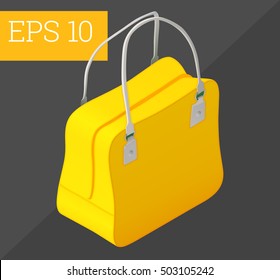women handbag modern eps10 vector 3d illustration