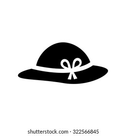 Women Hat Icon Stock Vector (Royalty 