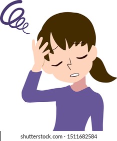 Women with headaches or dizziness