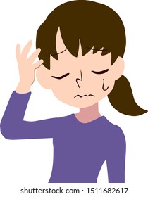 Women with headaches or dizziness