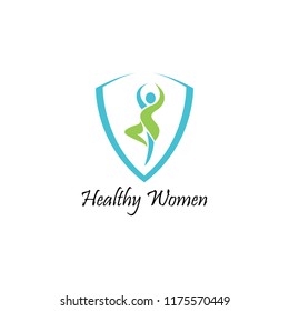 Women Health Logo Template