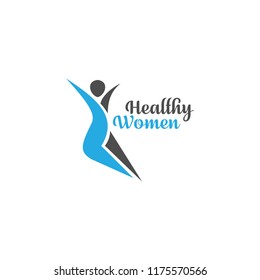 Women Health Logo Template