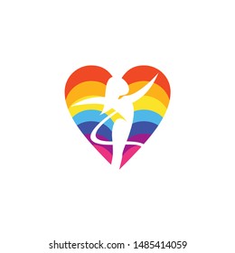 Women Health Logo Template Stock Vector