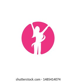 Women Health Logo Template Stock Vector