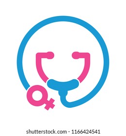 Women Health Specialist logo icon vector