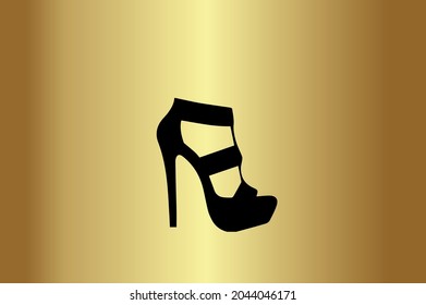 Hallaze de mujer Diseño artístico básico y elegante mínimo en Green inicial Logotipo vectorial de icono