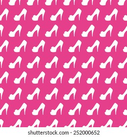 women high heel seamless pattern