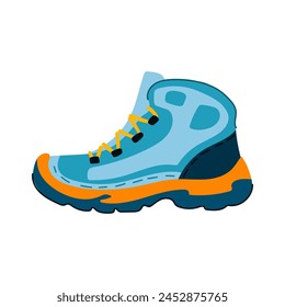women hiking boots female cartoon. outdoor adventure, trail footwear, mountains gear women hiking boots female sign. isolated symbol vector illustration