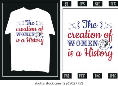 Women History Month T Shirt Design