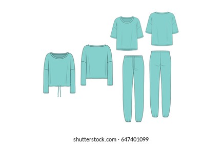 Women Holidays Lounge Wear Set