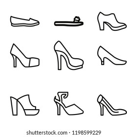 women icon set