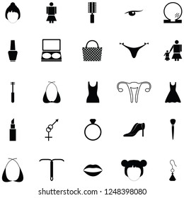 women icon set