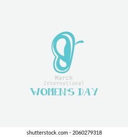 women international day template illustration 
