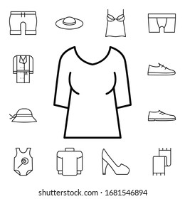 Women jacket icon. Detailed set of clothes icons. Premium quality graphic design. One of the collection icons for websites, web design, mobile app