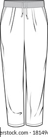 WOMEN JOGG PANTS VECTOR .