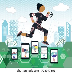 Women Jogging
