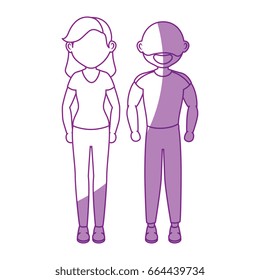 women and man