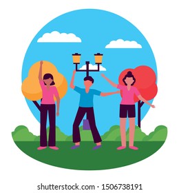 Women and man avatar design, Person people human profile and user theme Vector illustration