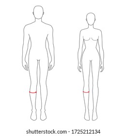 Body Template Outline Standing Images Stock Photos Vectors Shutterstock