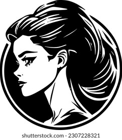 Women | Minimalist and Simple Silhouette - Vector illustration
