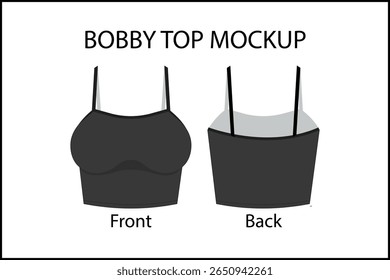 mulheres sem pescoço colheita superior sutiã moda esboço linha arte ilustração vetor mockup