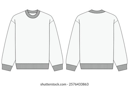 women oversized Sweatshirt design vector illustration design