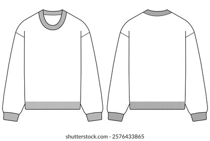 women oversized Sweatshirt design vector illustration design