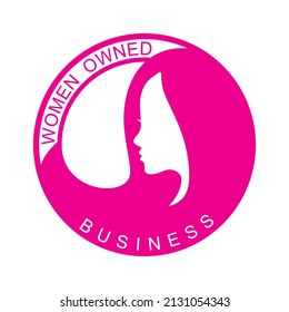 Women Owned Business logo, Women business vector logo