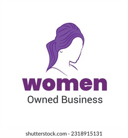 Women Owned Logo. Women Owned business logo, Women owned badge, Women owned business icon