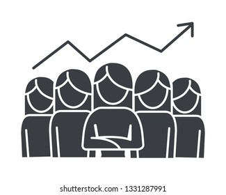 women pictogram cartoon