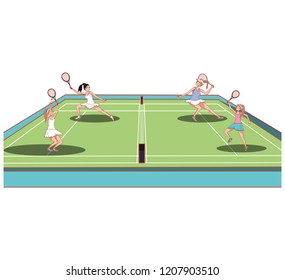 Table Tennis Ping Pong Woman Female Stock Vector (Royalty Free) 389676706