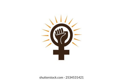 Logo de Women Power, Logo de Women, Empoderamiento de las mujeres, Logotipo de Empoderamiento