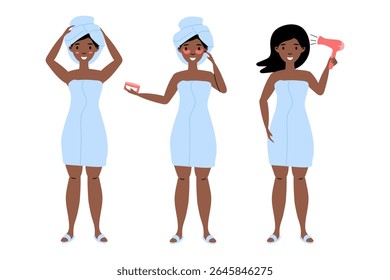 Women preparing for a beauty routine in a cozy indoor setting during daytime