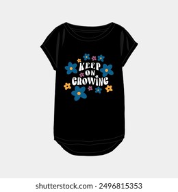 Women printed t shirt vector illustration and typography slogan for t shirt printing, tee graphic design.