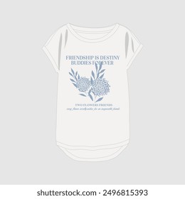 Women printed t shirt vector illustration and typography slogan for t shirt printing, tee graphic design.