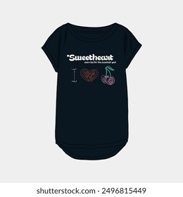 Women printed t shirt vector illustration and typography slogan for t shirt printing, tee graphic design.