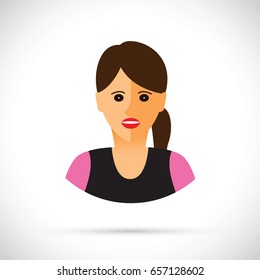 women profile view