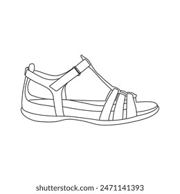 Women sandals vector illustration symbol design