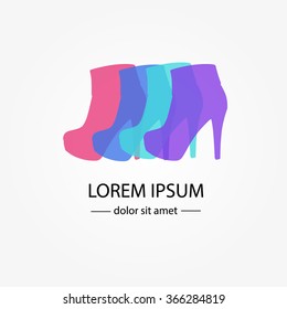 Women shoe. Vector