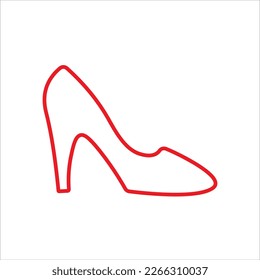 Women shoes icon vector illustration