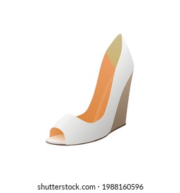 Women Shoes, Women Sandal isolated on white background