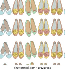 women  shoes seamless pattern