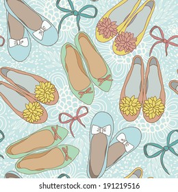 women  shoes seamless pattern