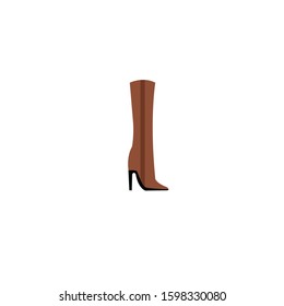 women shoes simple clip art vector illustration