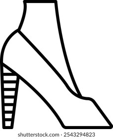 Women Shoes Vector Illustration Detailed Icon