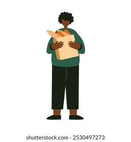 women with the shopping bag illustrations