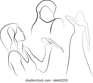 women silhouette